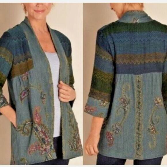 Soft Surroundings Wool Cardigan - Picture 7 of 7